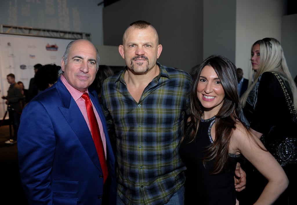Cos and Natalie with Chuck Liddell