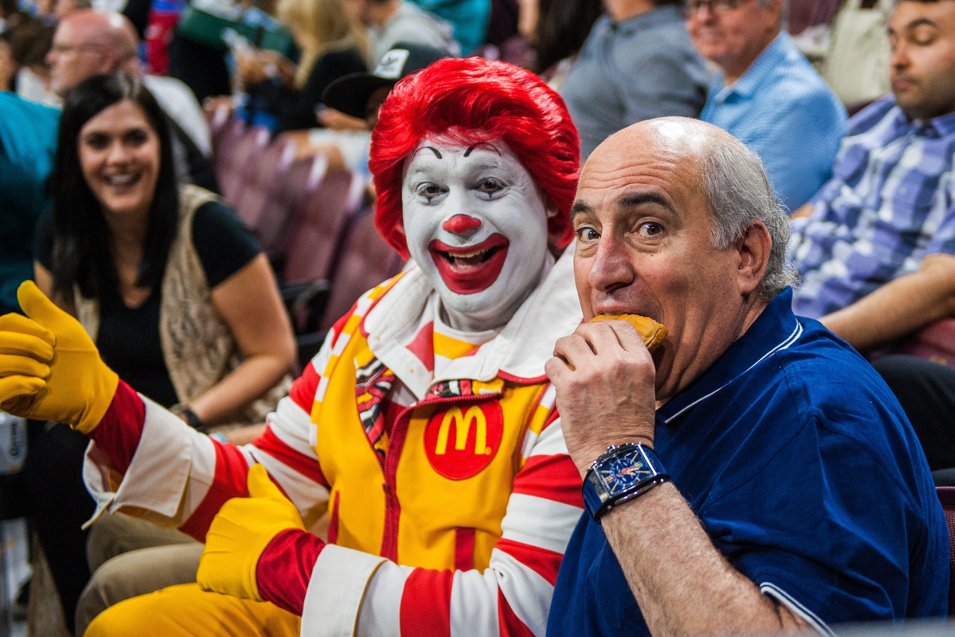 Cosmo and Ronald Enjoy the Soul and Cheeseburgers
