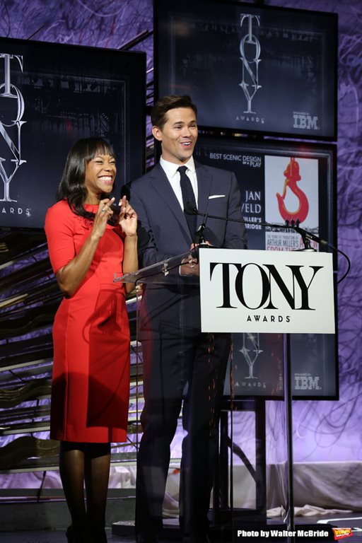 Nikki James Announcing Tonys
