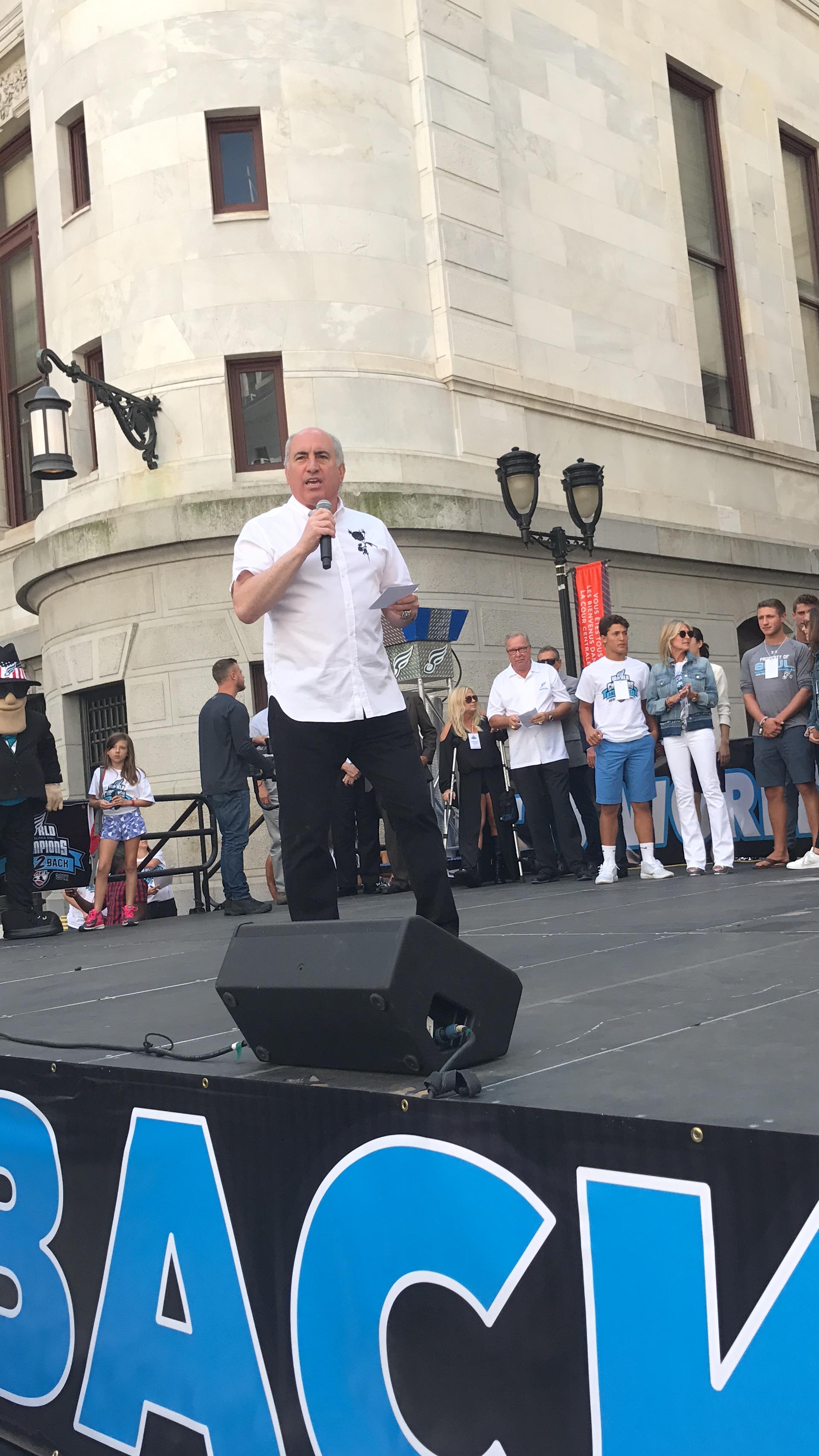 Speech at the 2017 ArenaBowl Championship Rally